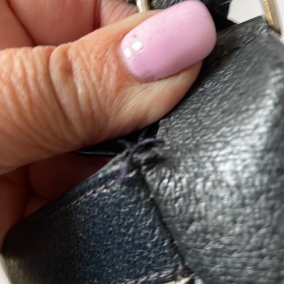 Authentic Gucci Sherry Line GG Canvas navy/red Shoulder Bag. - Picture 7 of 15